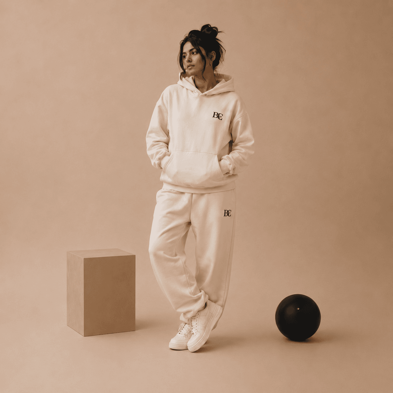 Hoodie BC Crema